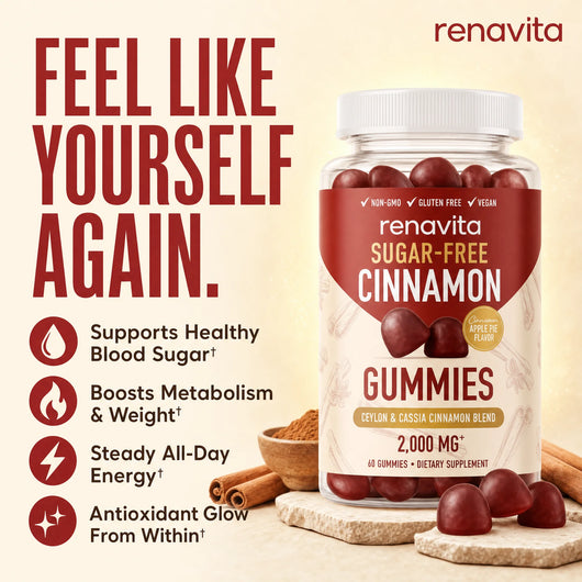 Renavita Ceylon Cinnamon Gummies